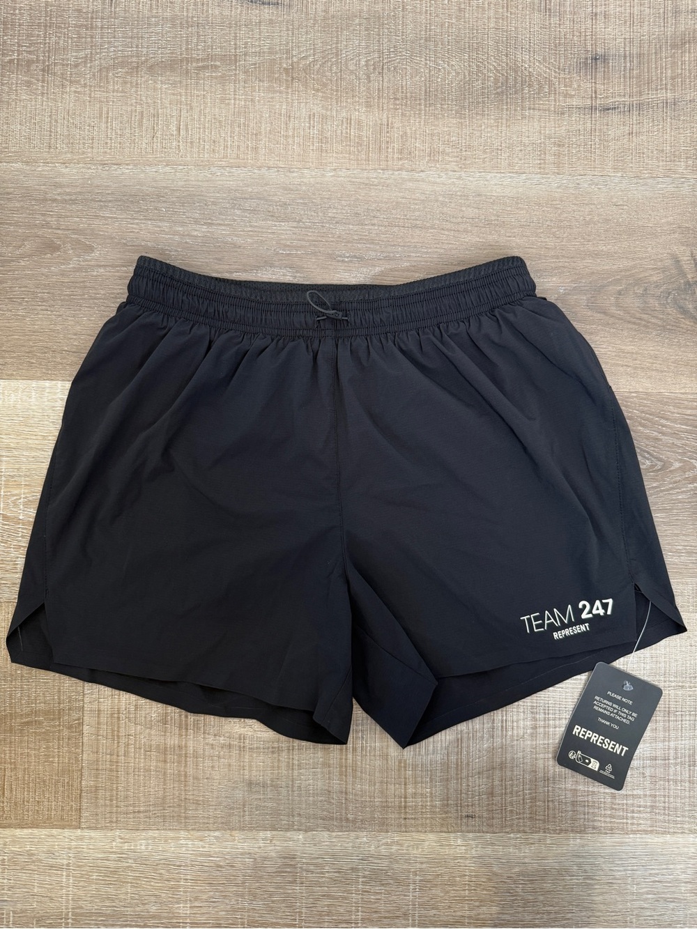 Represent Team Size 6 247 DNA Training Shorts Black NWT